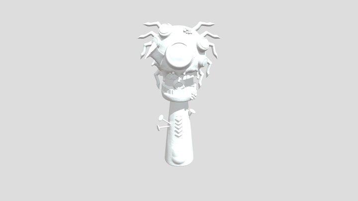 Monstrous Cyclops Tower 3D Model