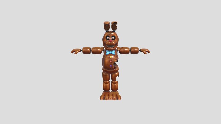 Chocolate Bonnie Special Delivery 3D Model