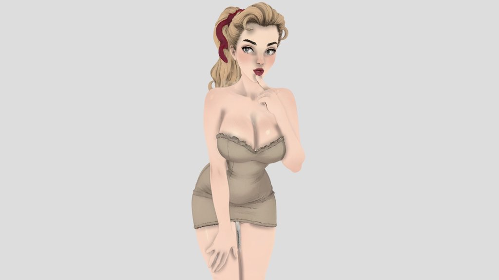 Vintage Pin-Up Tease Free download