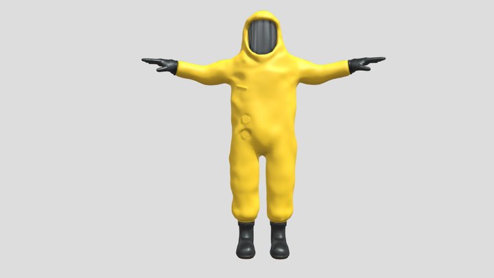 Hazmat Suit 3D Model