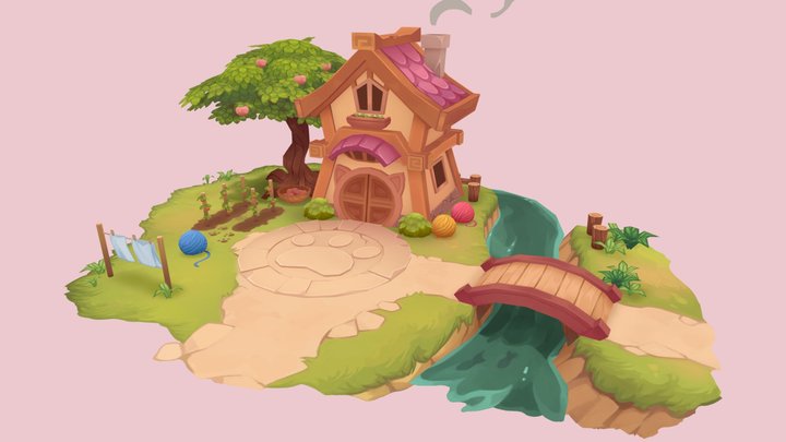 The Kingdom of Cats | House 3D Model