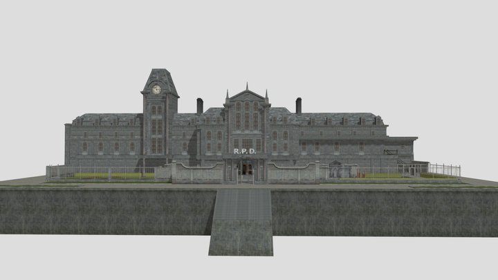 resident_evil_2_r_p_d_raccoon_police_station 3D Model