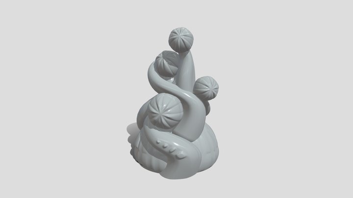 Фонарь с щупальцами 3D Model