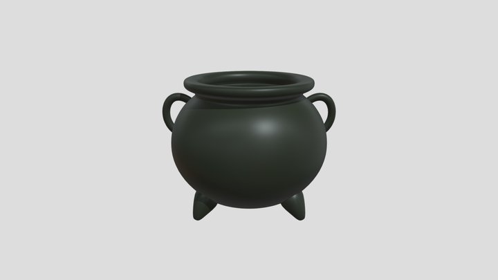 Coldron - Mid Poly 3D Model