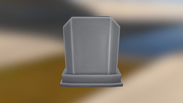 Gravestone test 3D Model