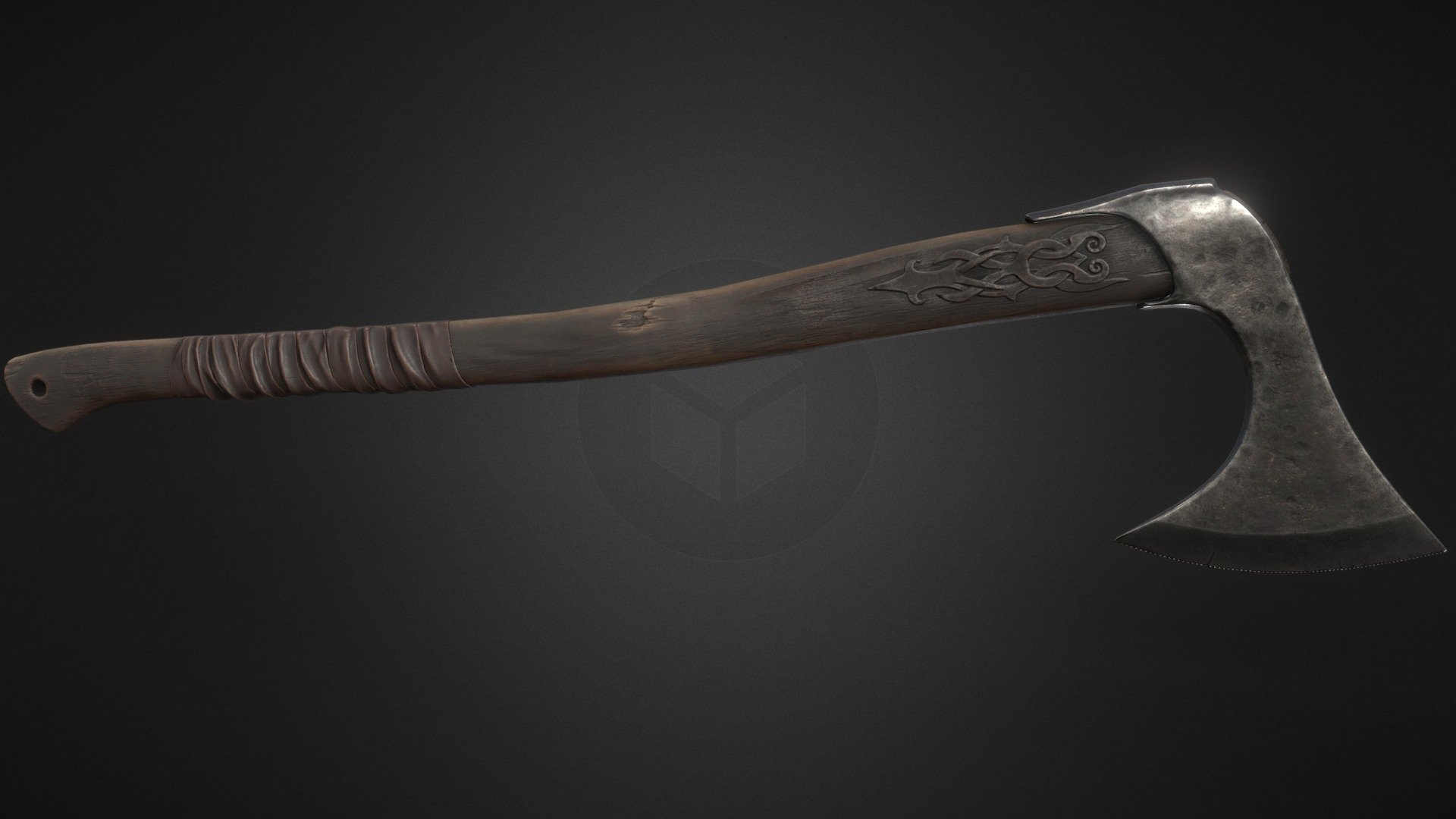 Viking Axe - 3D model by Simplix [b36ad27] - Sketchfab