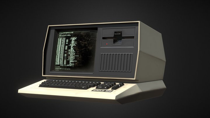 old computer eagle IIE 3D Model