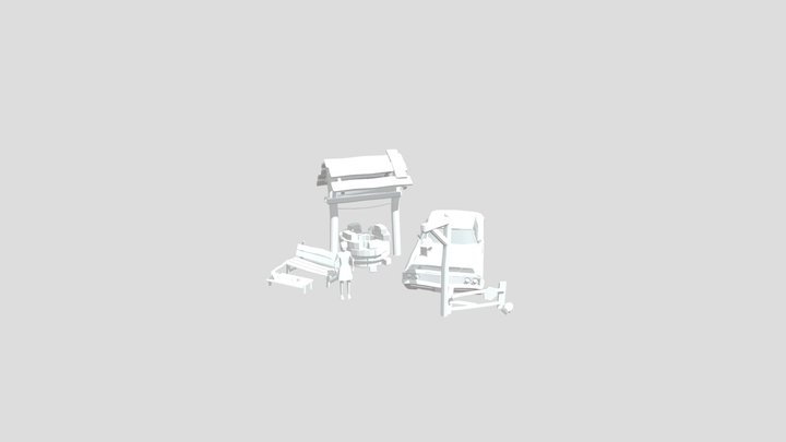 Forest Loner - Unwrap 3 + model 1 3D Model