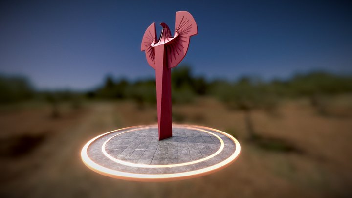Aguila Bicentenario Monumento 3D Model