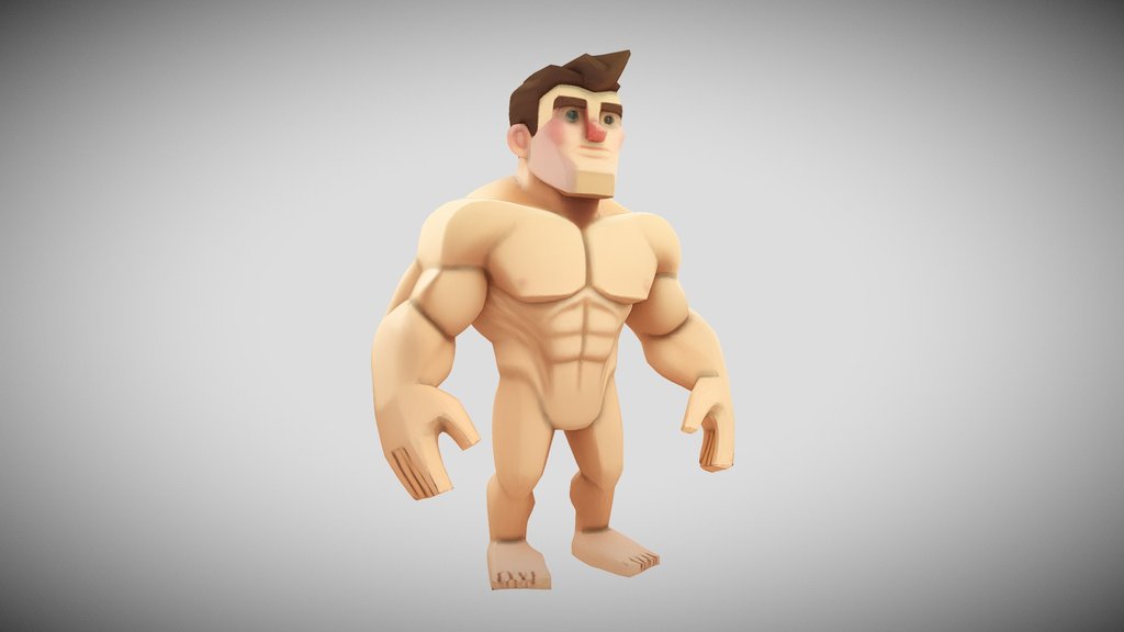 Base Muscular Man Simplyfied