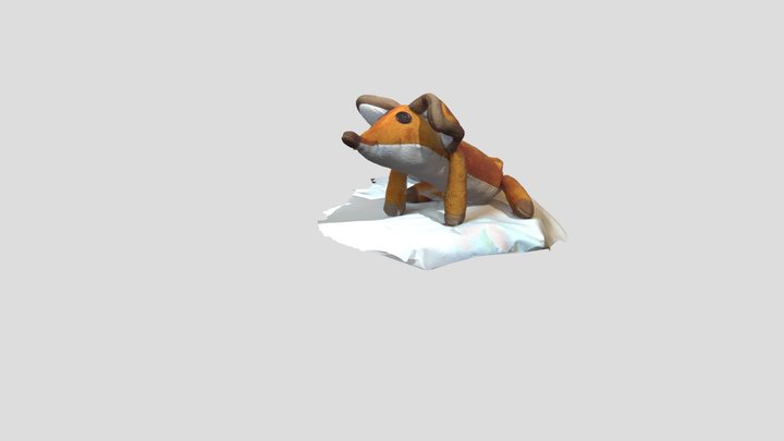 Fox from The Little Prince 3D Model