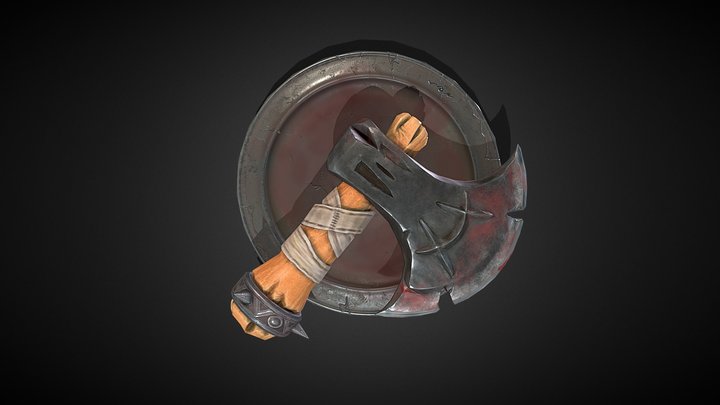Bloody Axe 3D Model