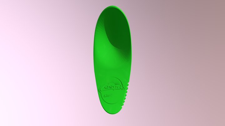 Just Curved Spoon 3D Model
