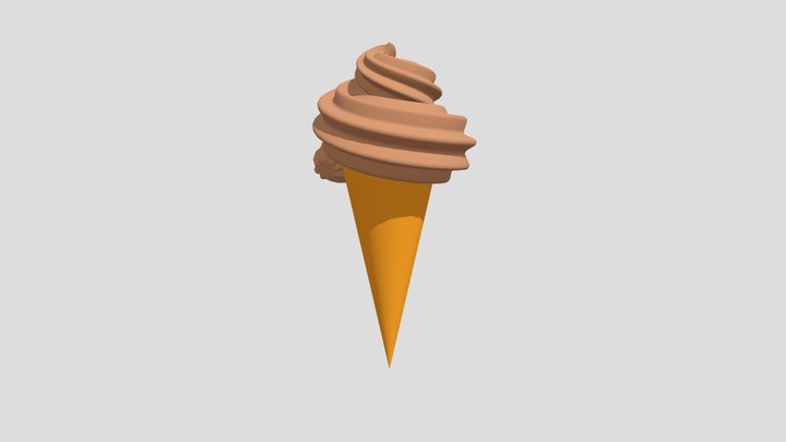Chocolate Ice Cream – Modello 3D gratuito STL