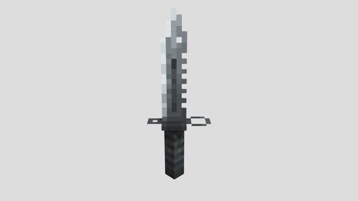 Bayonet Knife 3D Model