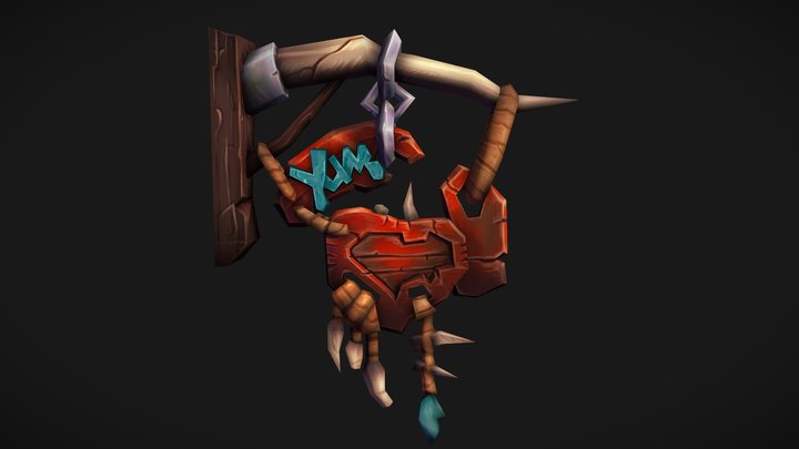 Heartsign - Yummy_crab 3D Model