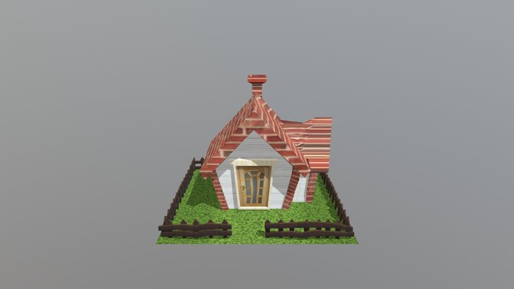 Red Home 3D Model