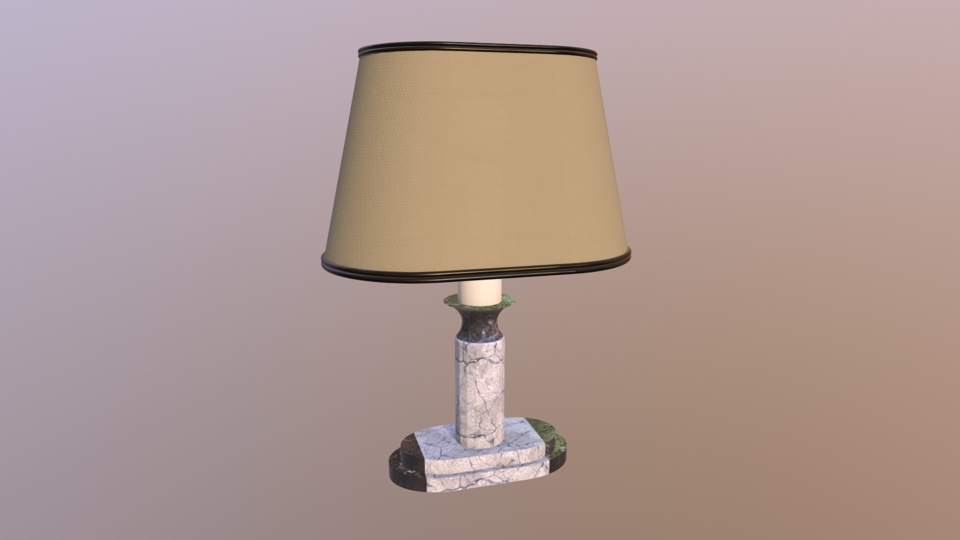 3D model Mini lamp - This is a 3D model of the Mini lamp. The 3D model is about a lamp on a stand.