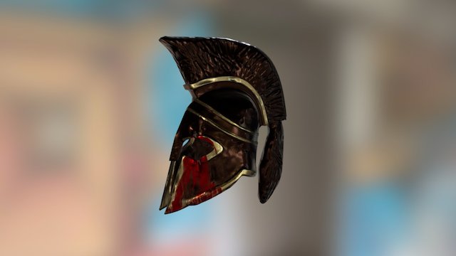 Spartan Hemlet 3D Model