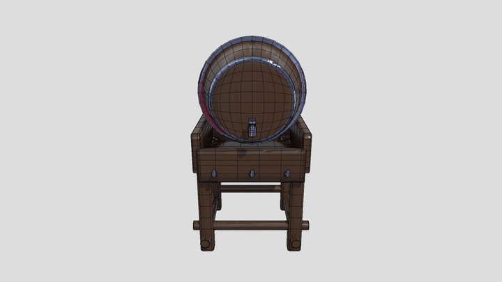 Barril Low 3D Model