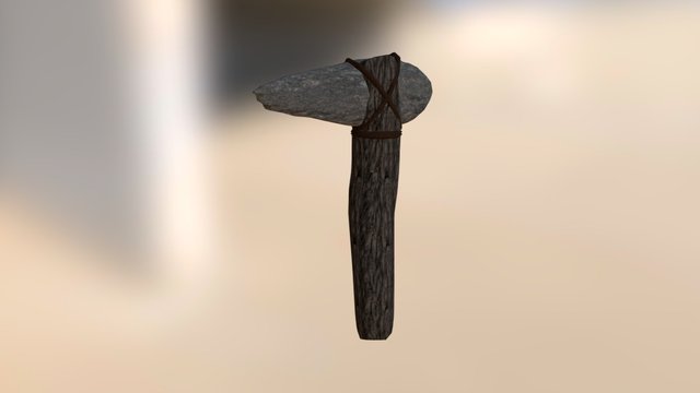 Prehistoric axe 3D Model