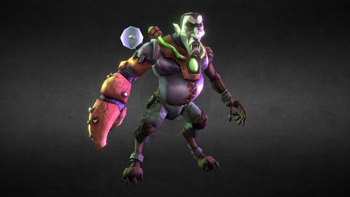 Monster Lab Creature - Nintendo Wii (*TEX ONLY*) 3D Model