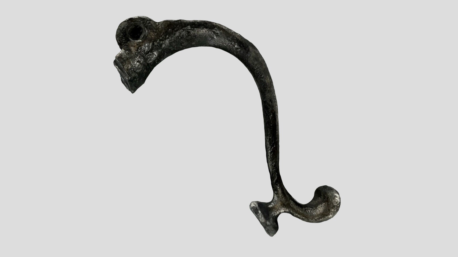 Pewter Tankard Handle: EOA2022.107