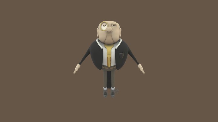 The banker 3D Model