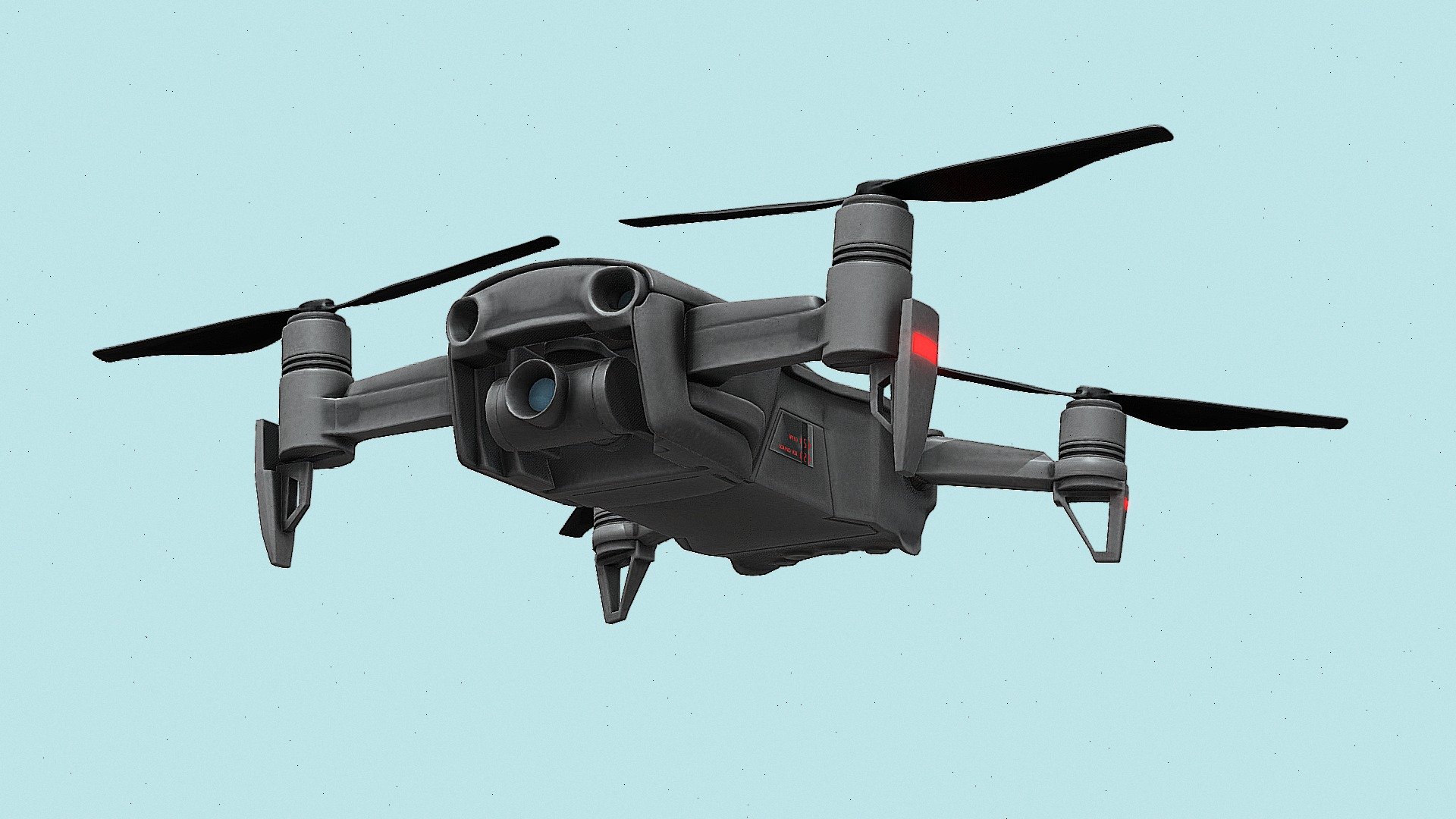 Quadrocopter Drone 3D model - 3D model by momsboxtv [b37872d] - Sketchfab