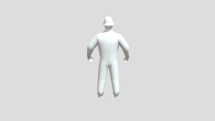 Construction Man 3D Model