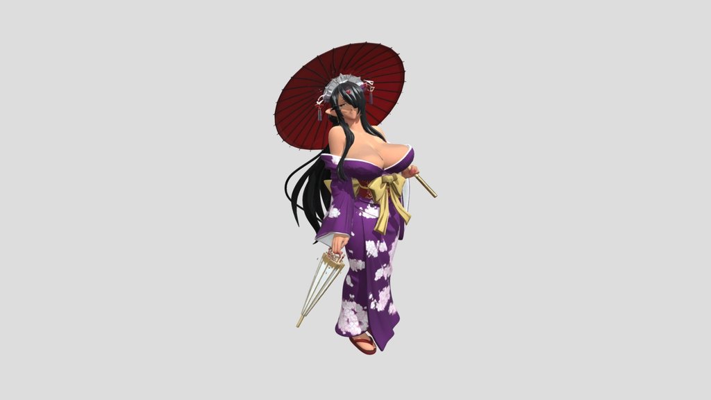 Crimson Parasol Maiden Olga