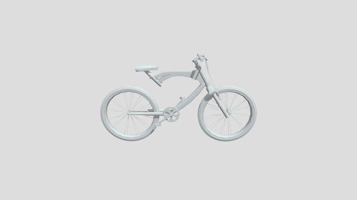 Low-poly cycle 3d modeling 3D Model