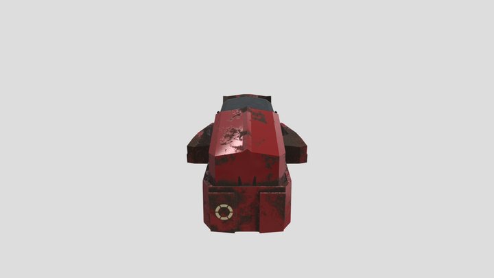 RedHoverCraft 3D Model