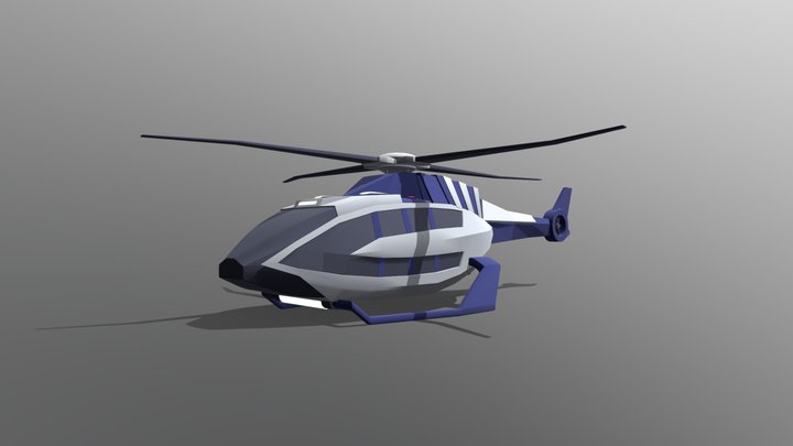 DZ 10.3 Helicopter 3D Model