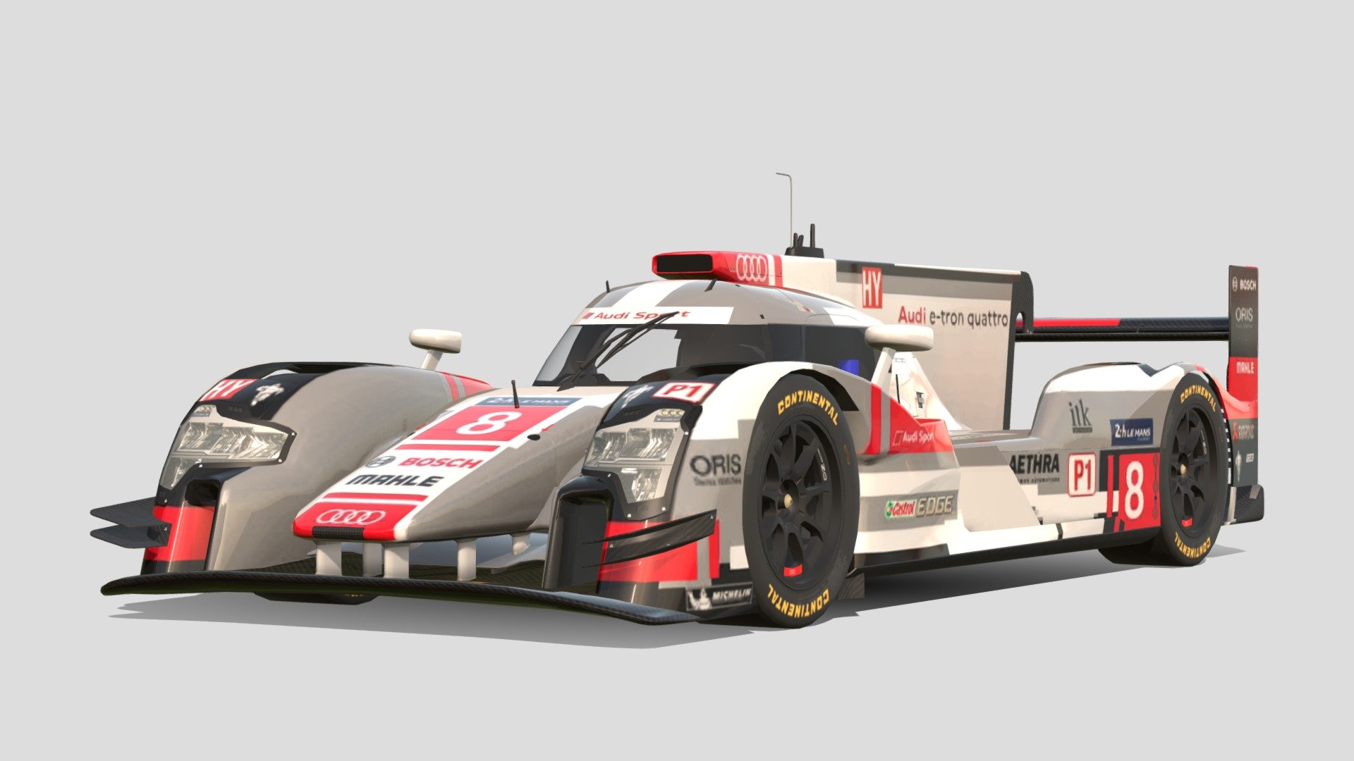 2015 Audi R18 e-tron quattro - Download Free 3D model by OUTPISTON