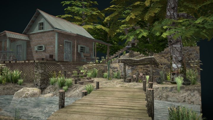 DAE Diorama - Forestloner 3D Model