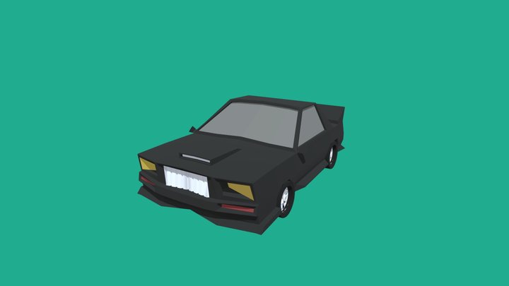 LOW POLY CAR 3D Model
