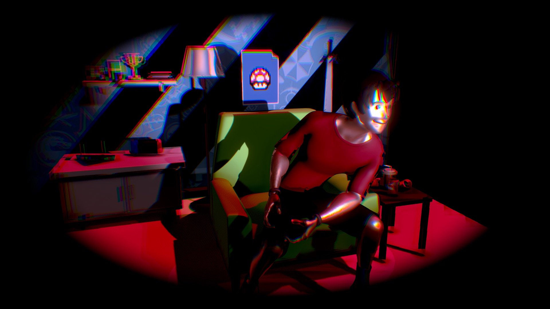 Gaming Guy Room Challenge Submission