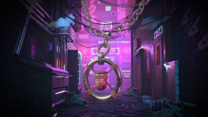 bullet medallion - cyberpunk 2077 – Free 3D Model STL
