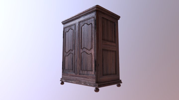 Closet [ High Poly ] 3D Model