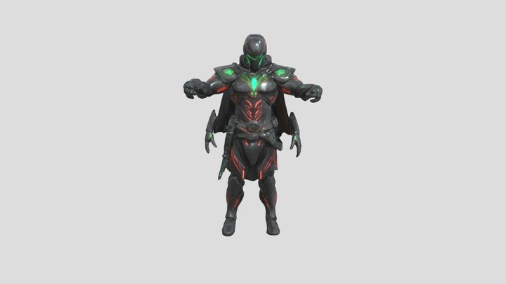 Warrior man 3D Model