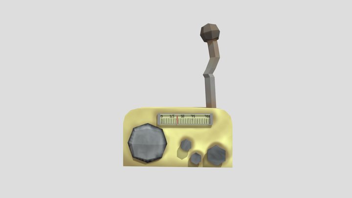 Radio 3D Model