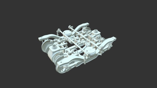 Drehgestell 3D Model