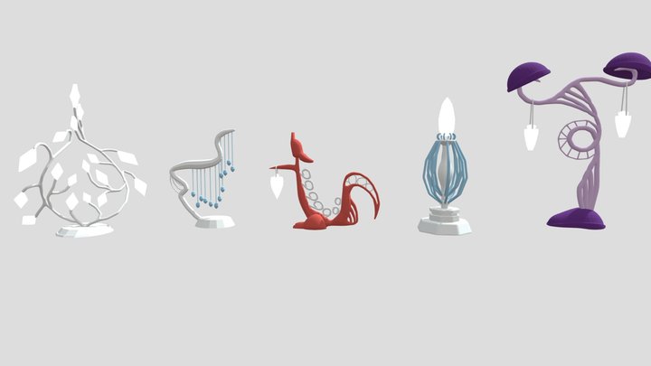 Lighting lamp 3D Model