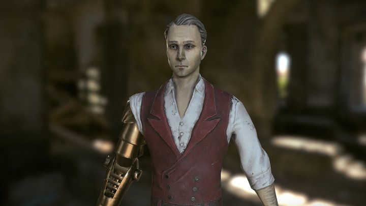 Hanson from Automaton Paradox 3D Model