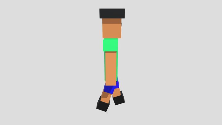 Me but it's in Minecraft 3D Model