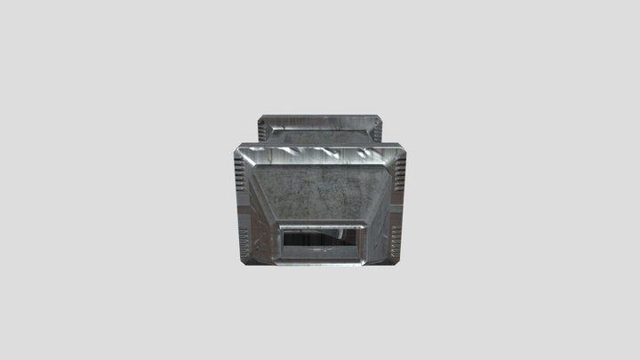 Crate 3D Model