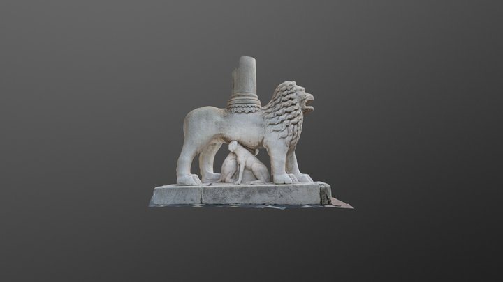 Leone Bianco 3D Model