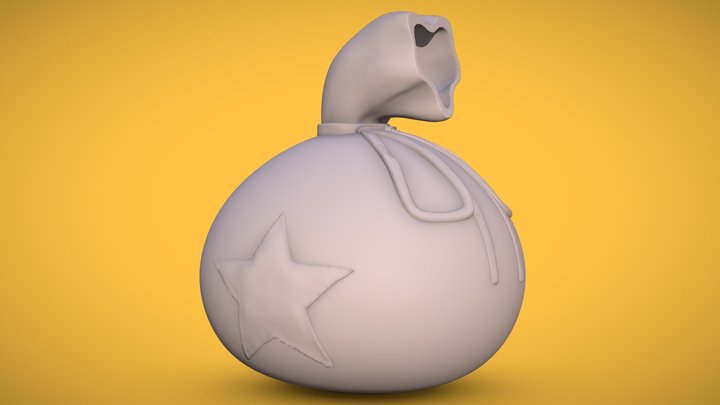 Bolsa de bayas Animal Crossing 3D Model