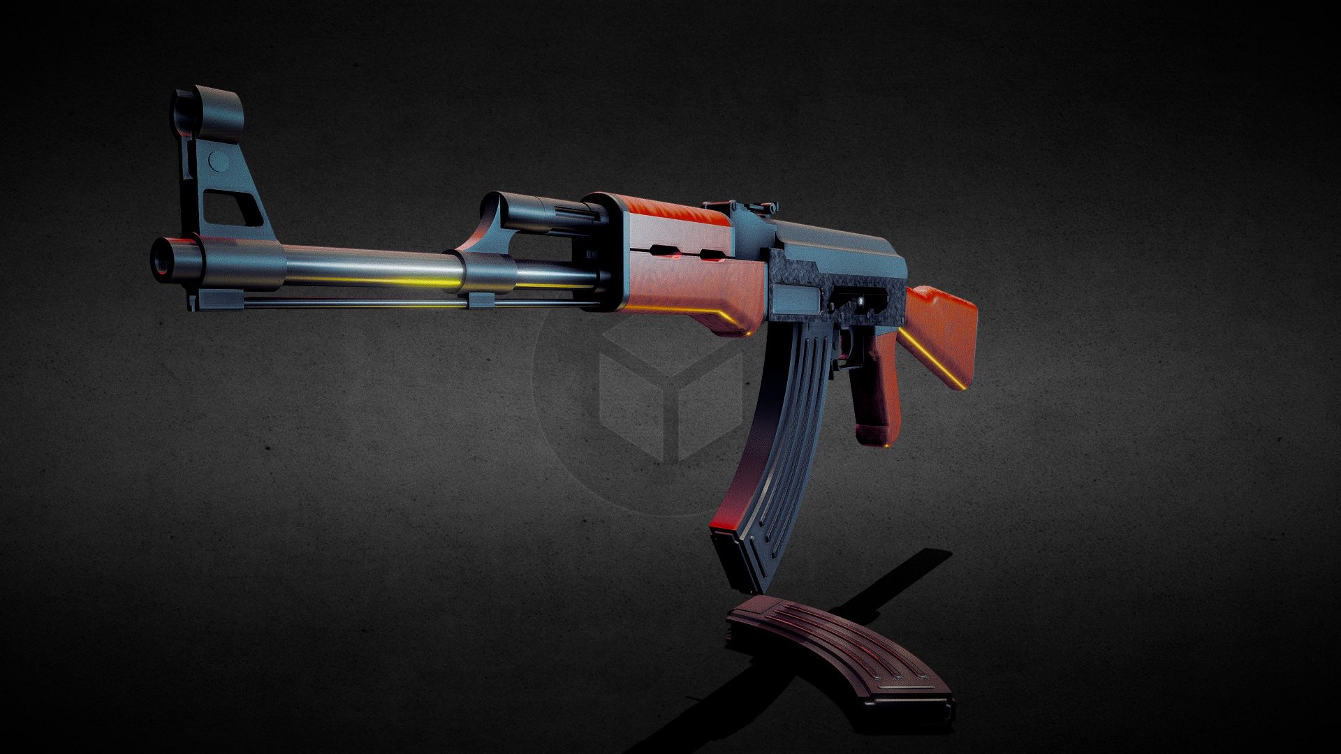 AK-47 Model By Neelanjan
